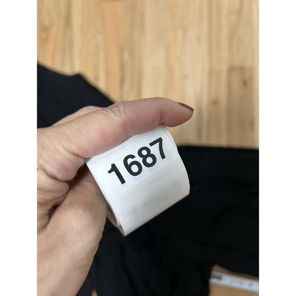 Lilli Diamond Vintage Maxi Jumpsuit Palazzo Wide Leg High Leg Slit Black Sz 10 - Picture 13 of 13